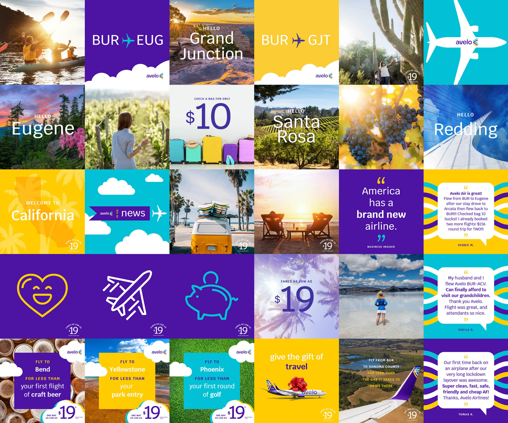 Avelo 航空公司品牌視覺形象設計-logo vi設計 Avelo 航空公司品牌視覺形象設計-logo vi設計