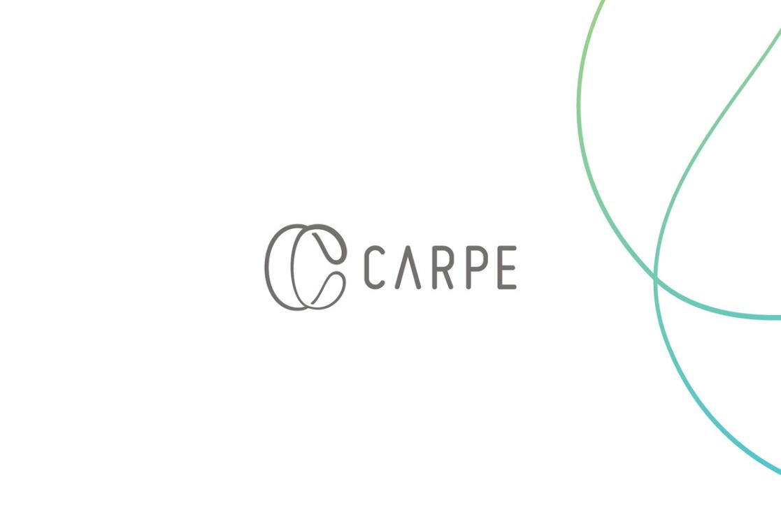 CARPE 醫療美容整形塑形醫院logo設計vi設計，線條字母c
