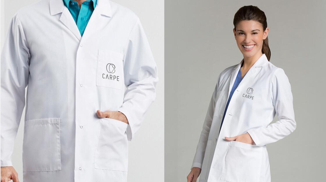 CARPE 美容整形塑形醫院logo設計vi設計，線條字母c