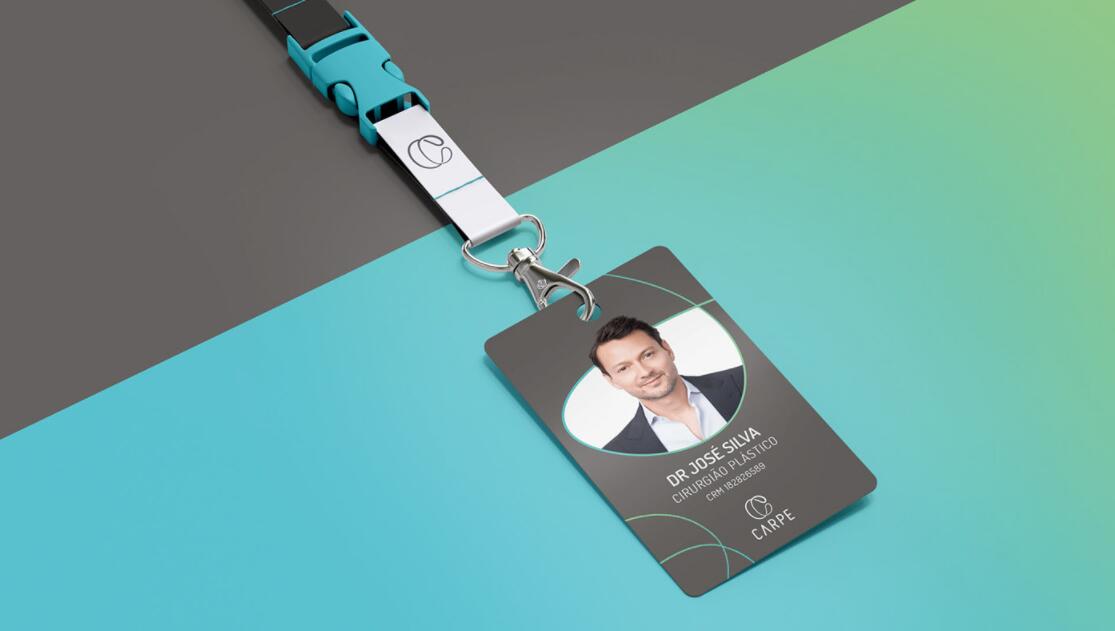 CARPE 美容整形塑形醫院logo設計vi設計，線條字母c