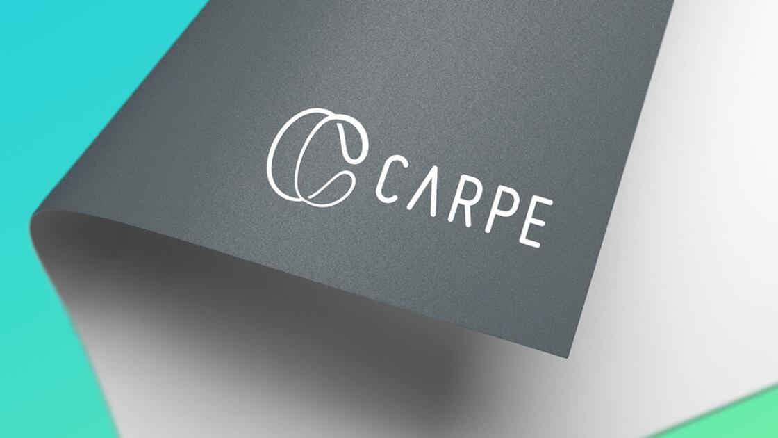 CARPE 美容整形塑形醫院logo設計vi設計，線條字母c