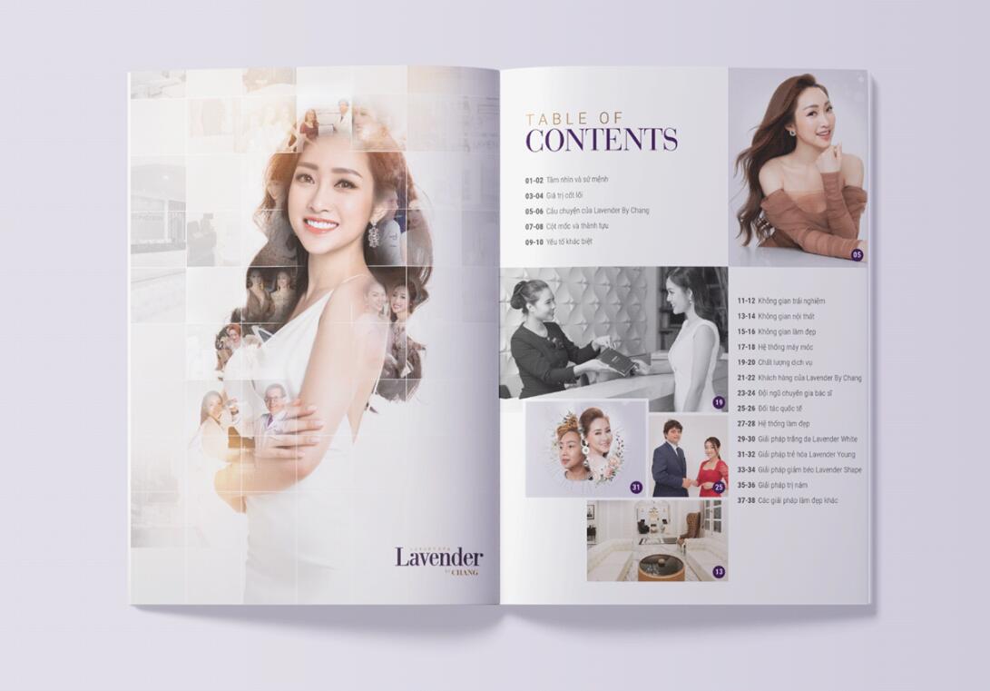 Lavender 醫療美容整形公司宣傳畫冊設計
