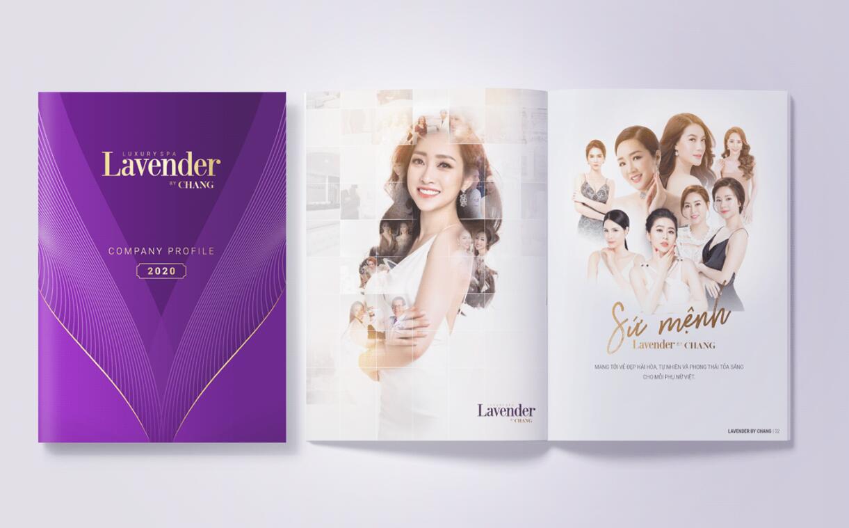 Lavender 醫療美容整形公司宣傳畫冊設計