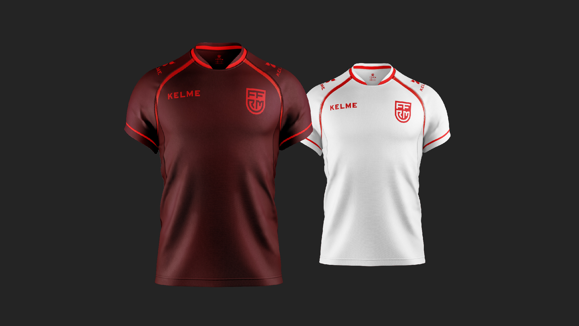 FFRM穆爾西亞地區足球聯合會俱樂部字母盾牌logo設計vi設計