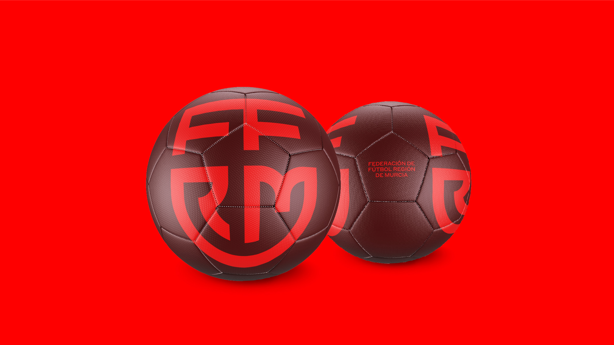 FFRM穆爾西亞地區足球聯合會俱樂部字母盾牌logo設計vi設計