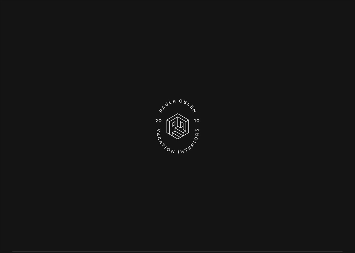 20個美學平衡的簡單logo設計示例靈感-樓梯線條