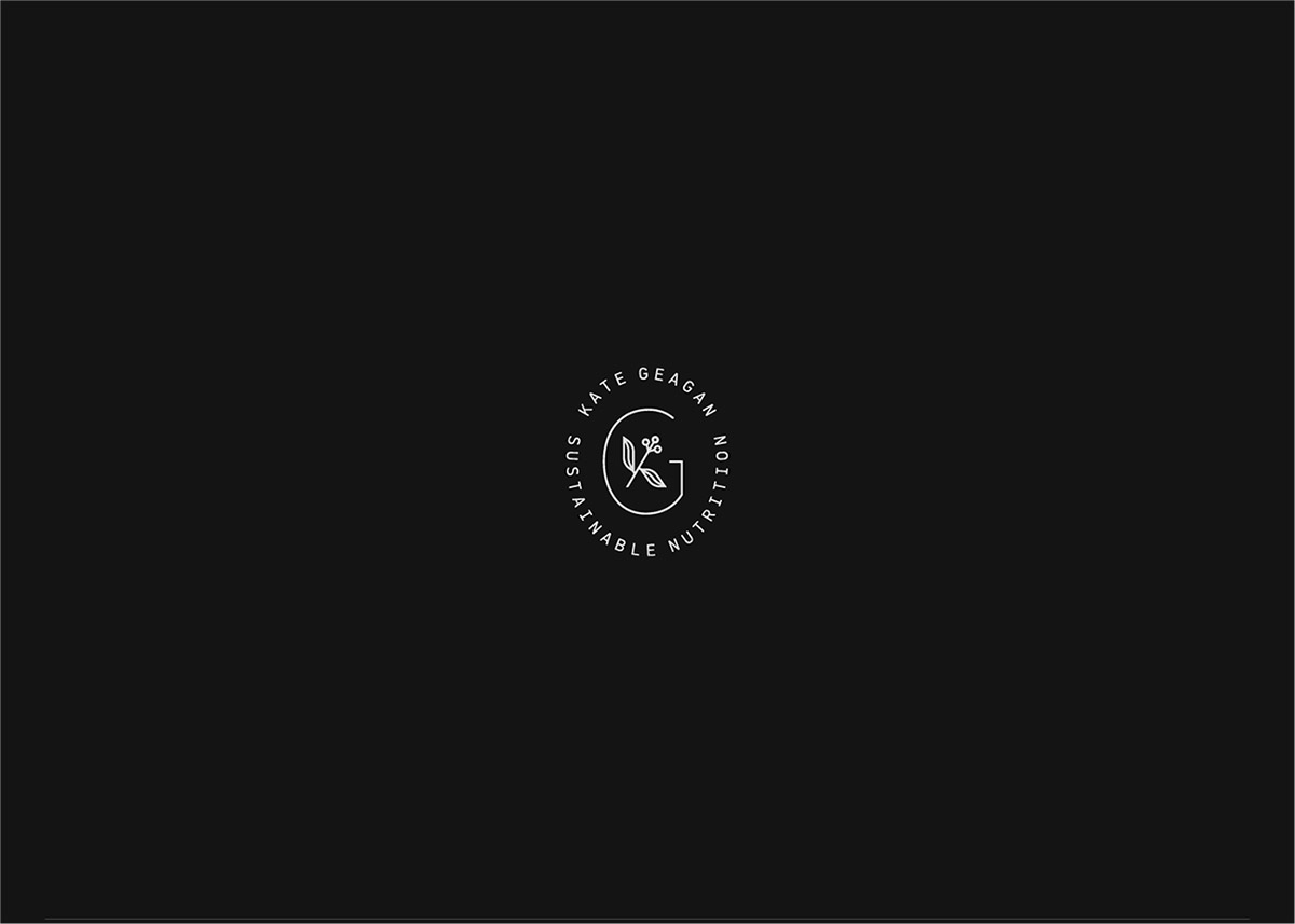 20個美學平衡的簡單logo設計示例靈感-G字母+小花