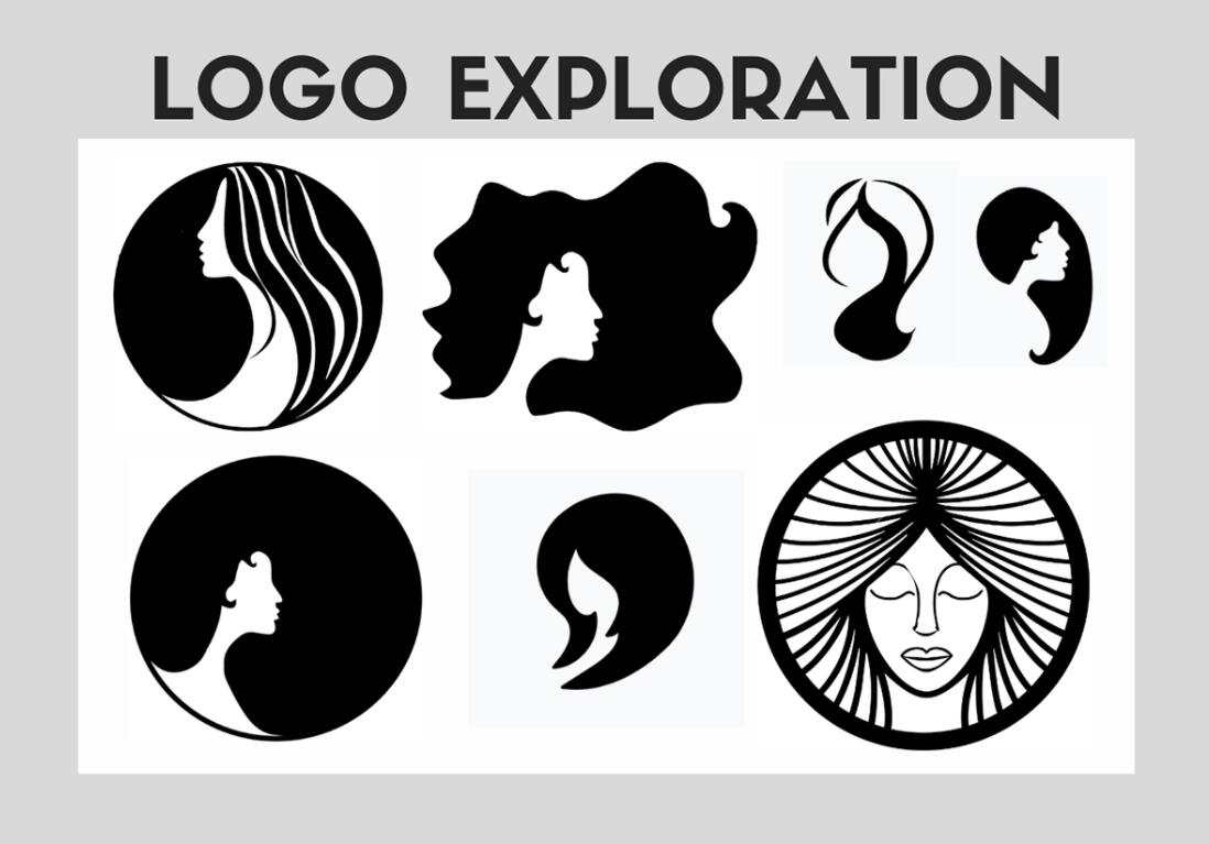 Alison艾 莉森化妝品品牌logo設計“女性頭像”圖案