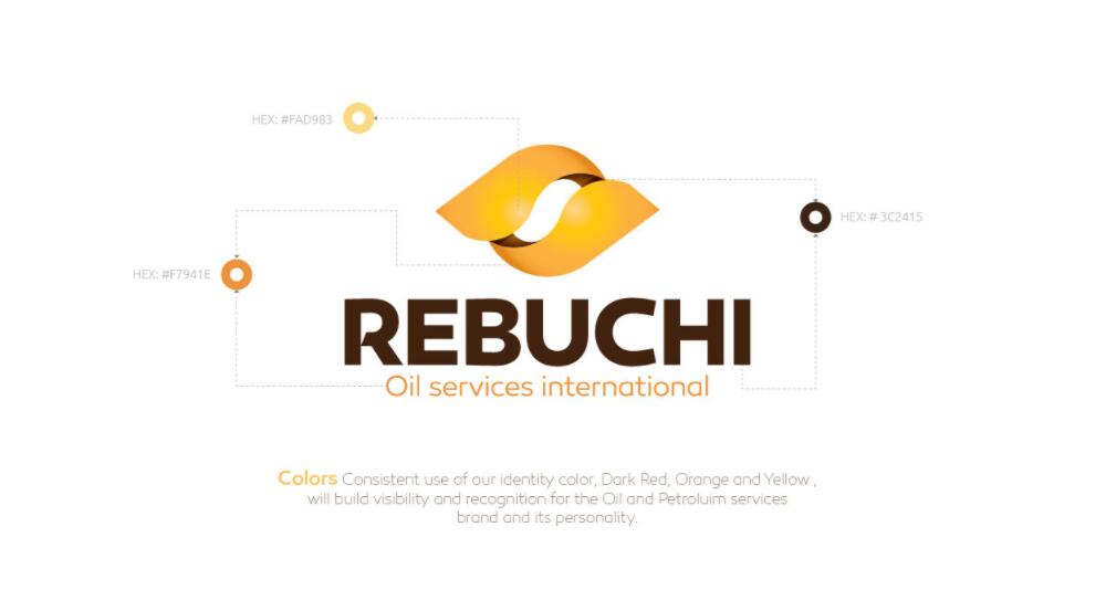 Rebuchi 油田服務公司標志設計“交互循環”