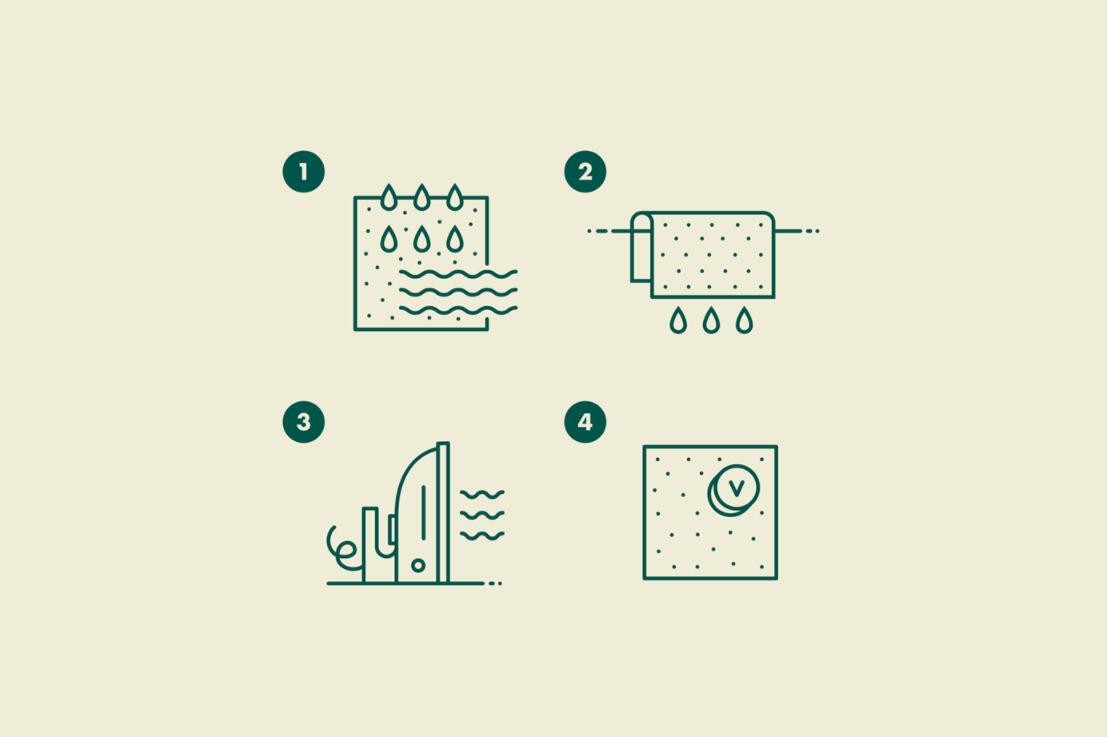 The Vegan 天然植物素食品牌logo設計“有機徽章”圖案