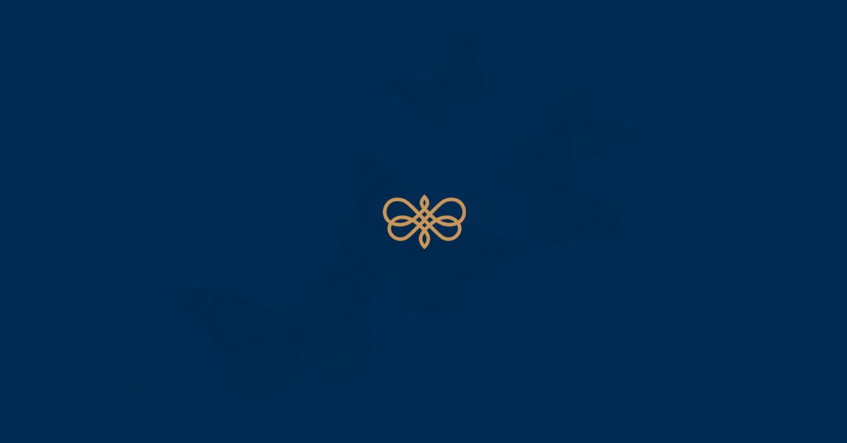 Kamylla 醫療美容健康減肥診所logo設計vi設計，蝴蝶蛻變概念