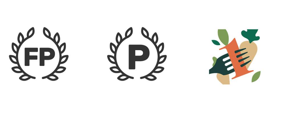 The Darwin Challenge不吃肉app應用程序界面設計與風景矢量插畫設計風格