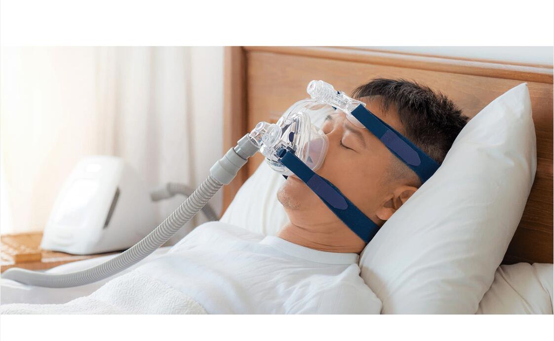 CPAP+睡眠呼吸暫停通氣治療醫療設備品牌logo設計視覺形象vi設計“圓點氣流”圖案