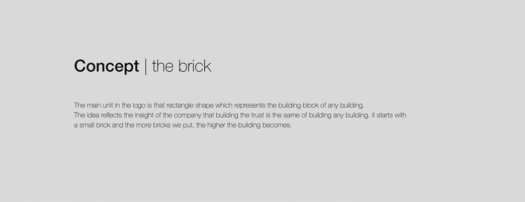 Xyle建筑設計公司logo設計品牌形象vis設計，x磚塊logo與超酷黑白漸變vi風