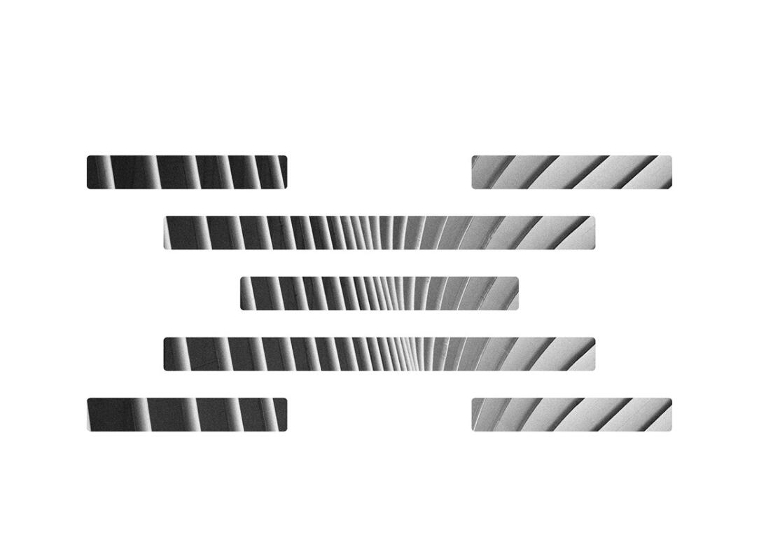 Xyle建筑設計公司logo設計品牌形象vis設計，x磚塊logo與超酷黑白漸變vi風