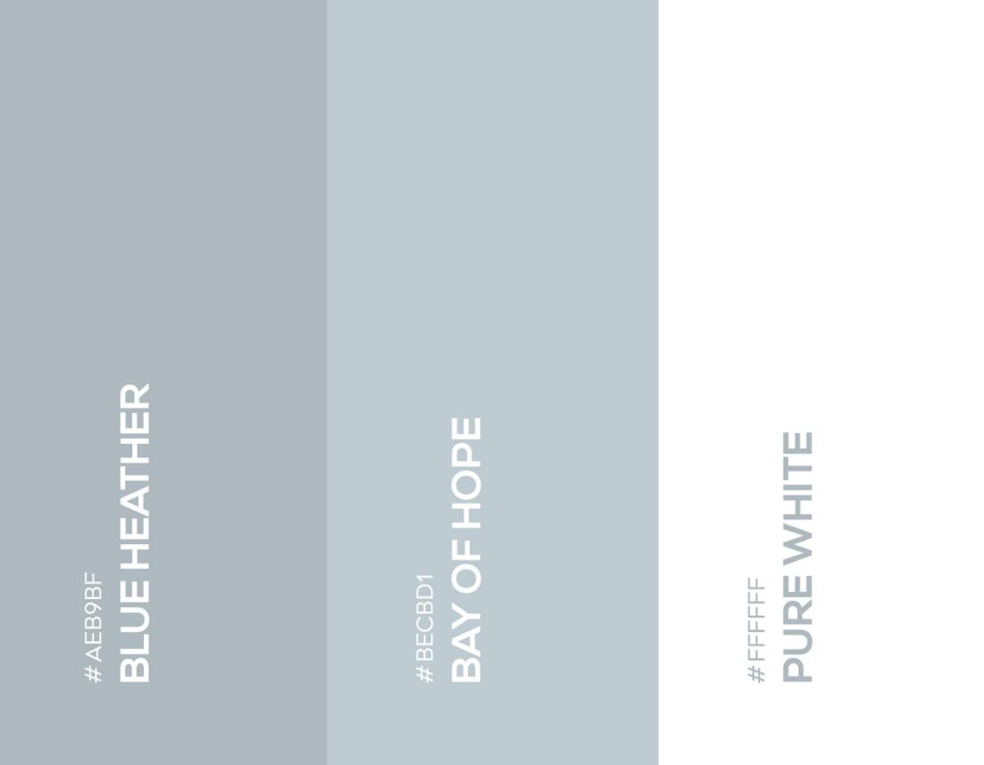 DMIC 亞科診所品牌logo-vi設(shè)計(jì)，明亮輕藍(lán)紫色搭配略灰色