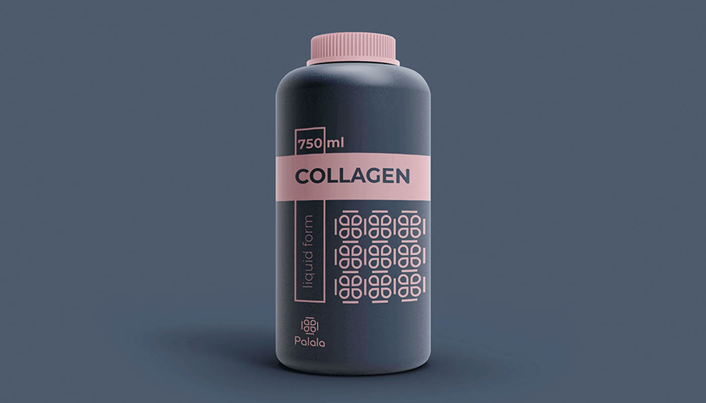 palala瘦身減肥產品與服務工作室品牌logo設計形象vi設計包裝設計,方形花朵高識別風格