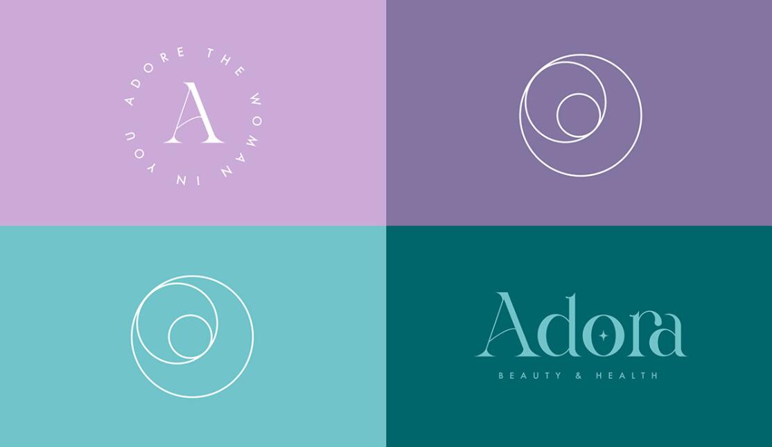 Adora護膚和美容品牌LOGO設計