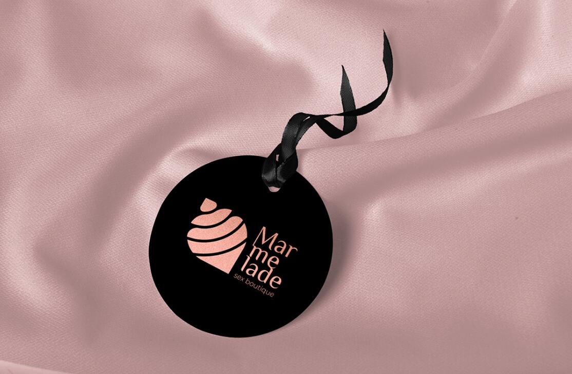 Marmelade 成人性用品品牌logo設計vi設計，神秘誘惑風格