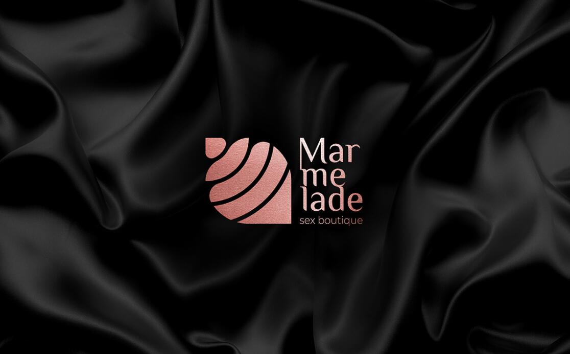 Marmelade 成人性用品品牌logo設計vi設計，神秘誘惑風格