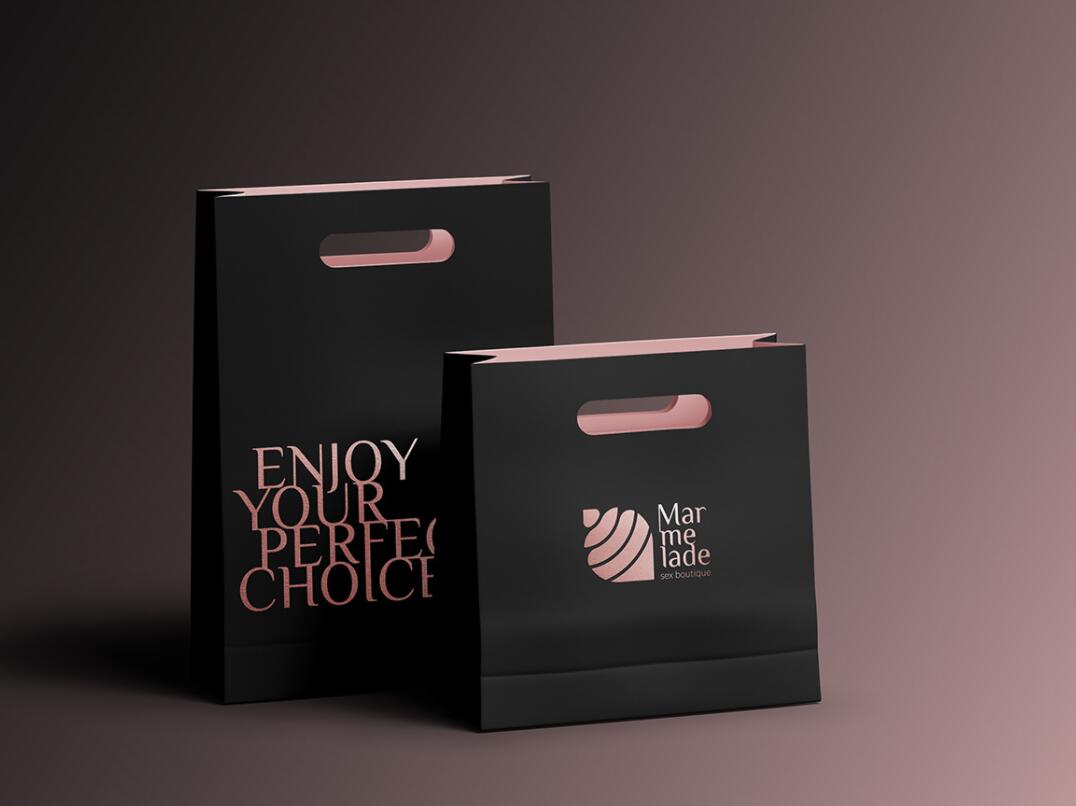 Marmelade 成人性用品品牌logo設計vi設計，神秘誘惑風格