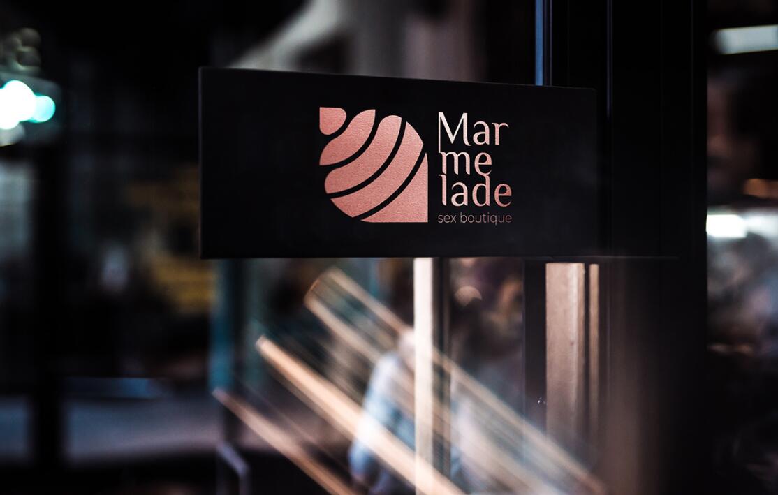 Marmelade 成人性用品品牌logo設計vi設計，神秘誘惑風格