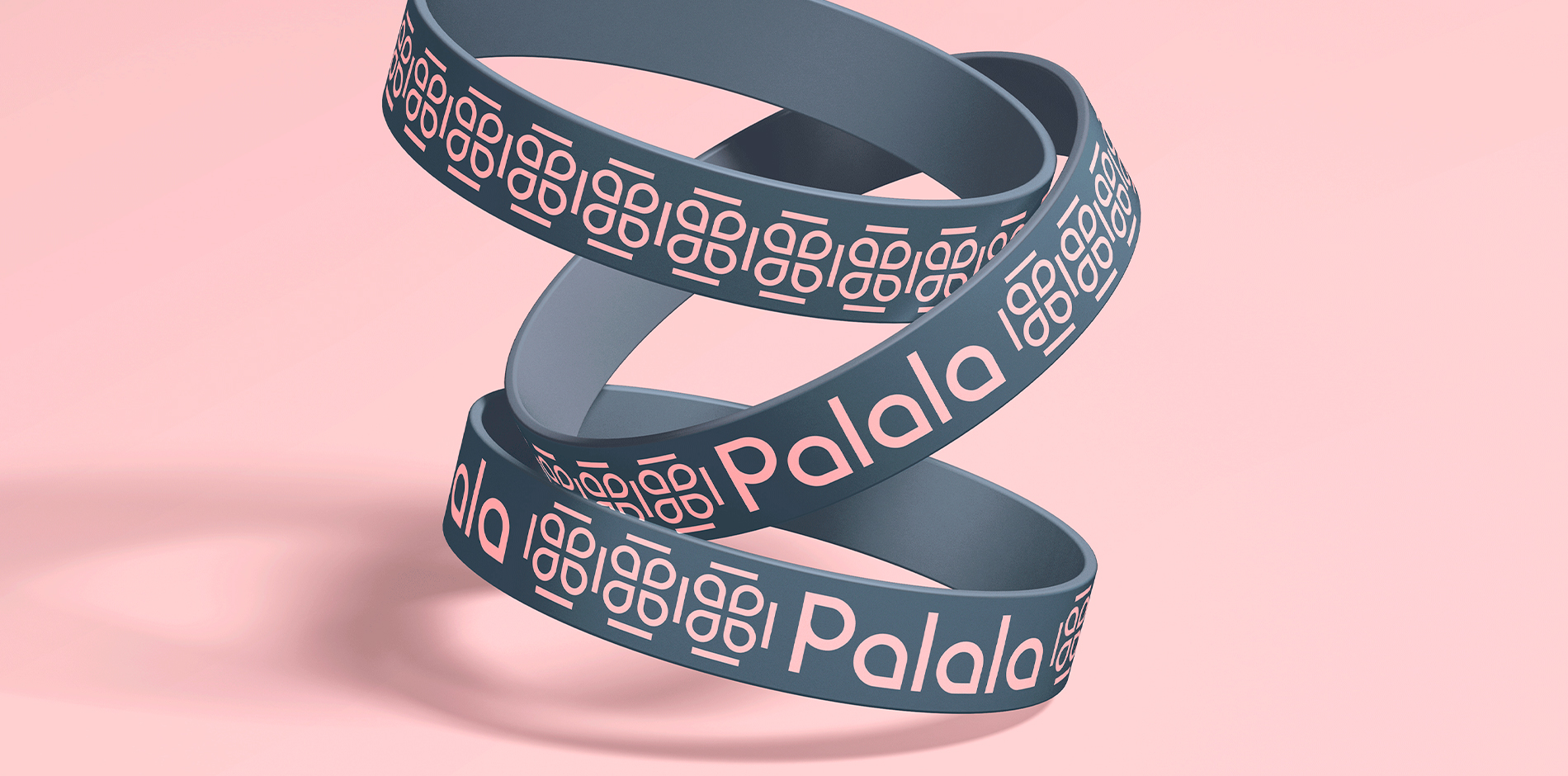 Palala瘦身減肥產品與服務工作室品牌logo設計形象vi設計,方形花朵高識別風格