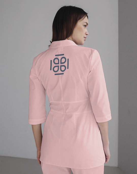 Palala瘦身減肥產品與服務工作室品牌logo設計形象vi設計,方形花朵高識別風格-顧客衣服