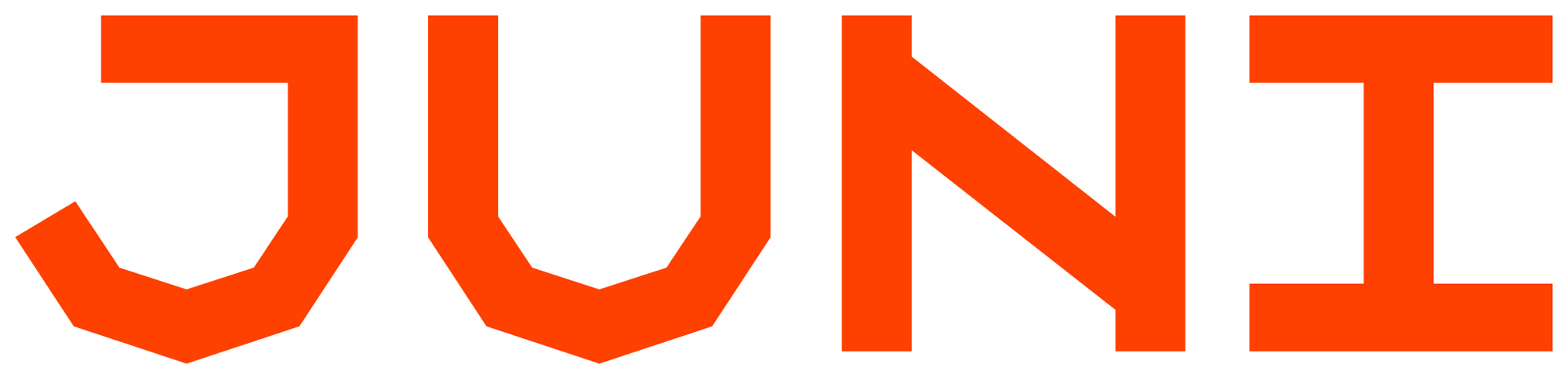 Juni金融科技初創(chuàng)公司logo設(shè)計(jì)品牌形象vi設(shè)計(jì),源自多米諾骨牌粗線條色塊核心視覺