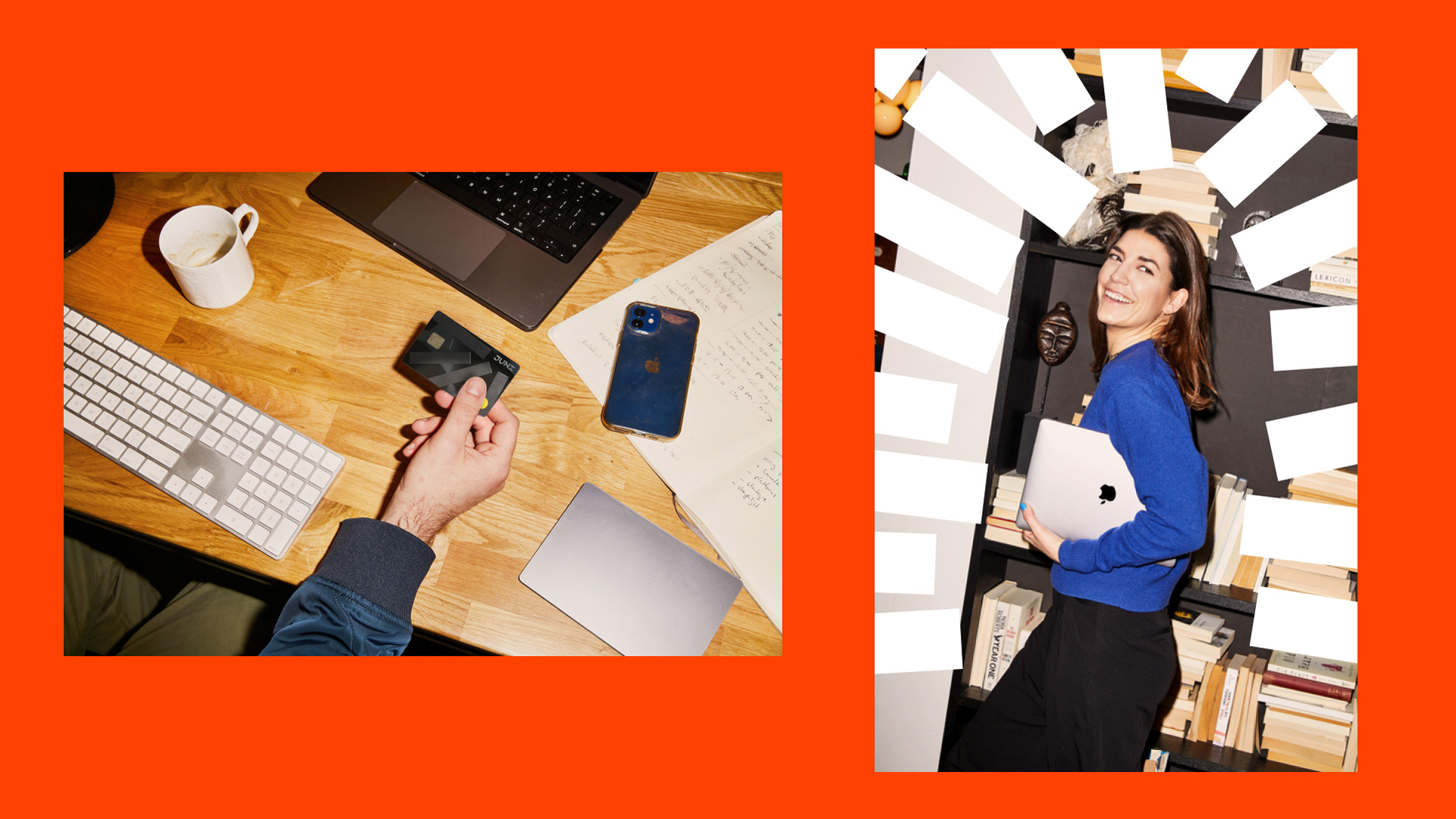 Juni金融科技初創(chuàng)公司logo設(shè)計(jì)品牌形象vi設(shè)計(jì),源自多米諾骨牌粗線條色塊核心視覺