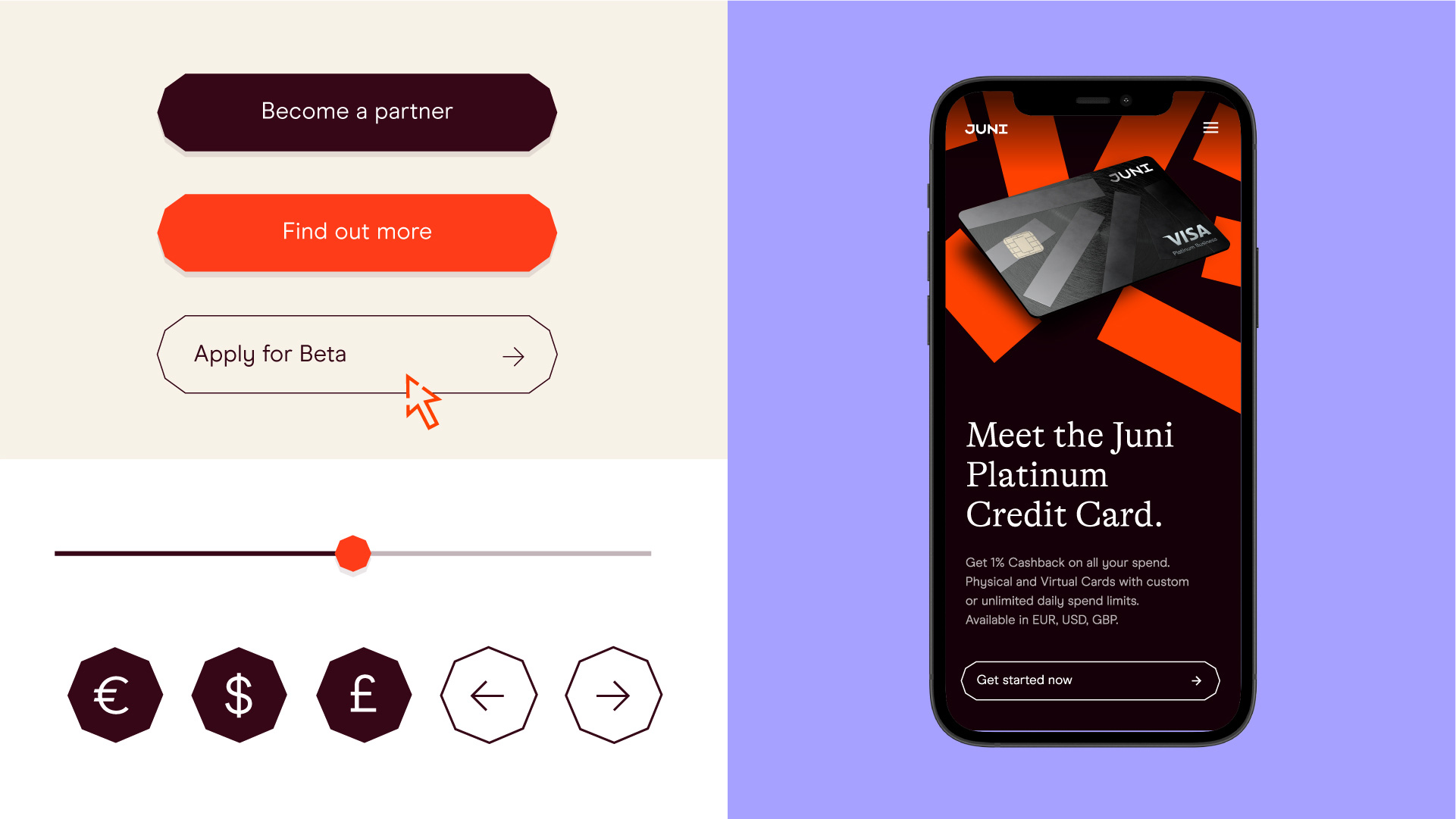 Juni金融科技初創(chuàng)公司logo設(shè)計(jì)品牌形象vi設(shè)計(jì),源自多米諾骨牌粗線條色塊核心視覺-ui設(shè)計(jì)