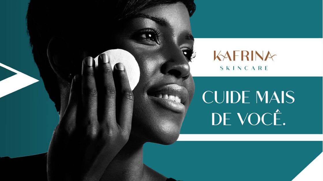 KAFRINA美容護膚產品品牌logo/vi/包裝設計，雙A字母+橢圓形品牌形象識別