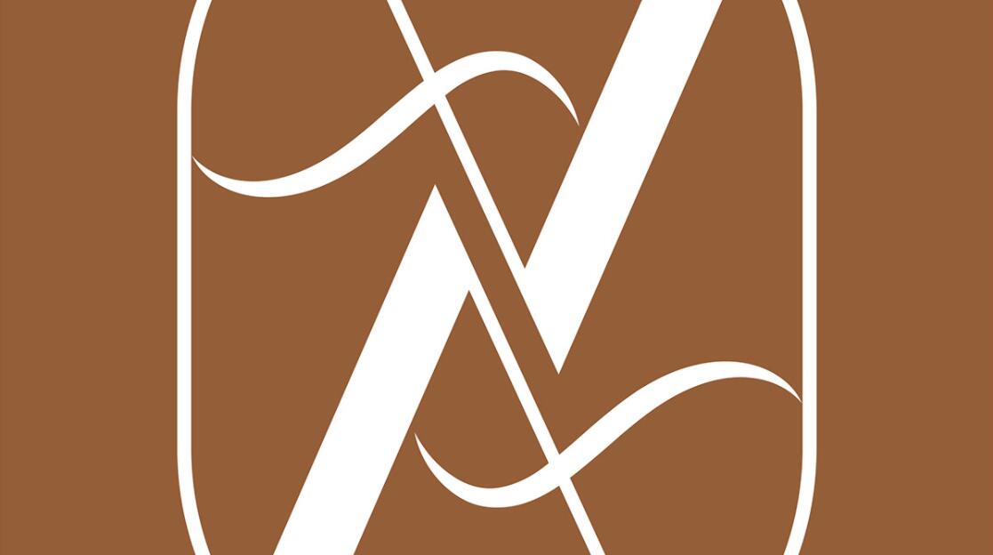 KAFRINA美容護膚產品品牌logo/vi設計，雙A字母+橢圓形品牌形象識別