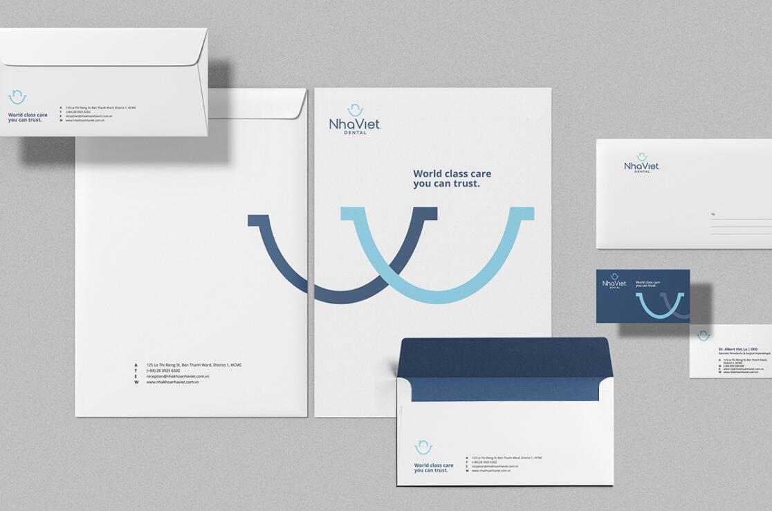 Nha Viet 牙科牙齒醫(yī)療診所品牌全案策劃設(shè)計-logo/vi/