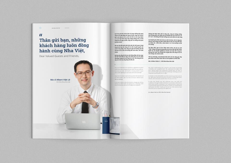 Nha Viet 牙科牙齒醫(yī)療診所品牌全案策劃設(shè)計-畫冊
