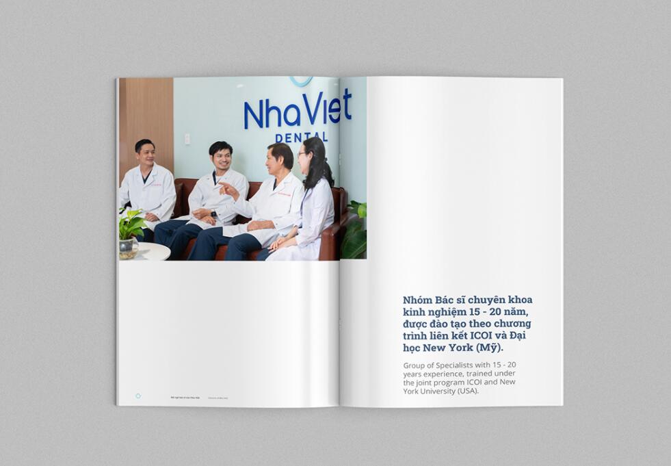 Nha Viet 牙科牙齒醫(yī)療診所品牌全案策劃設(shè)計-畫冊