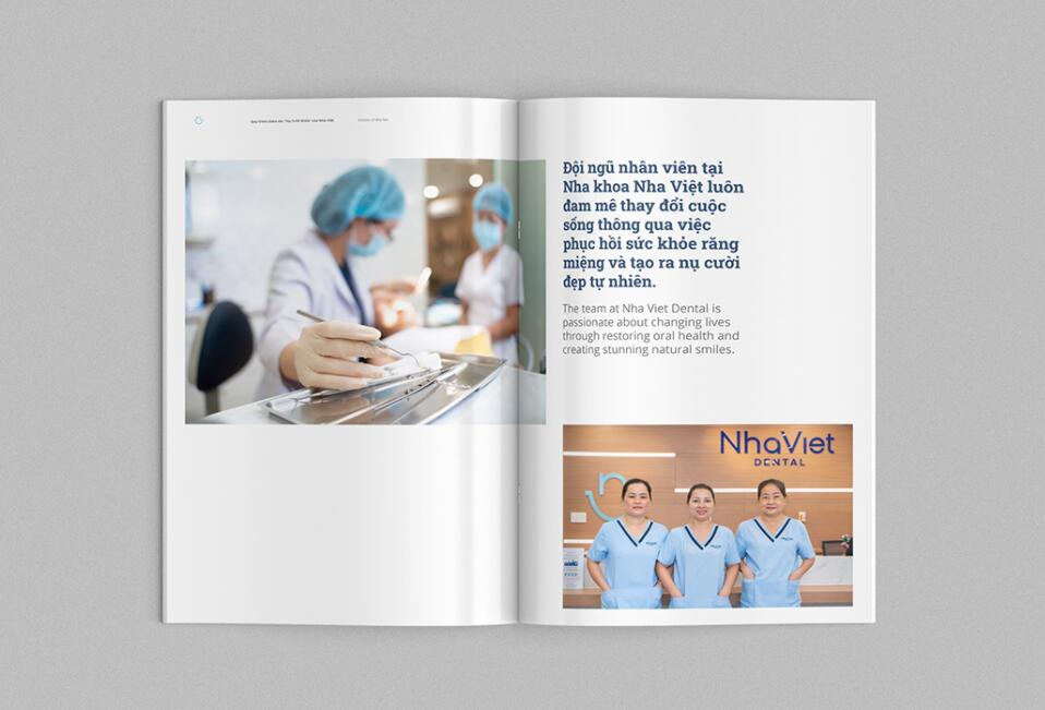 Nha Viet 牙科牙齒醫(yī)療診所品牌全案策劃設(shè)計-畫冊