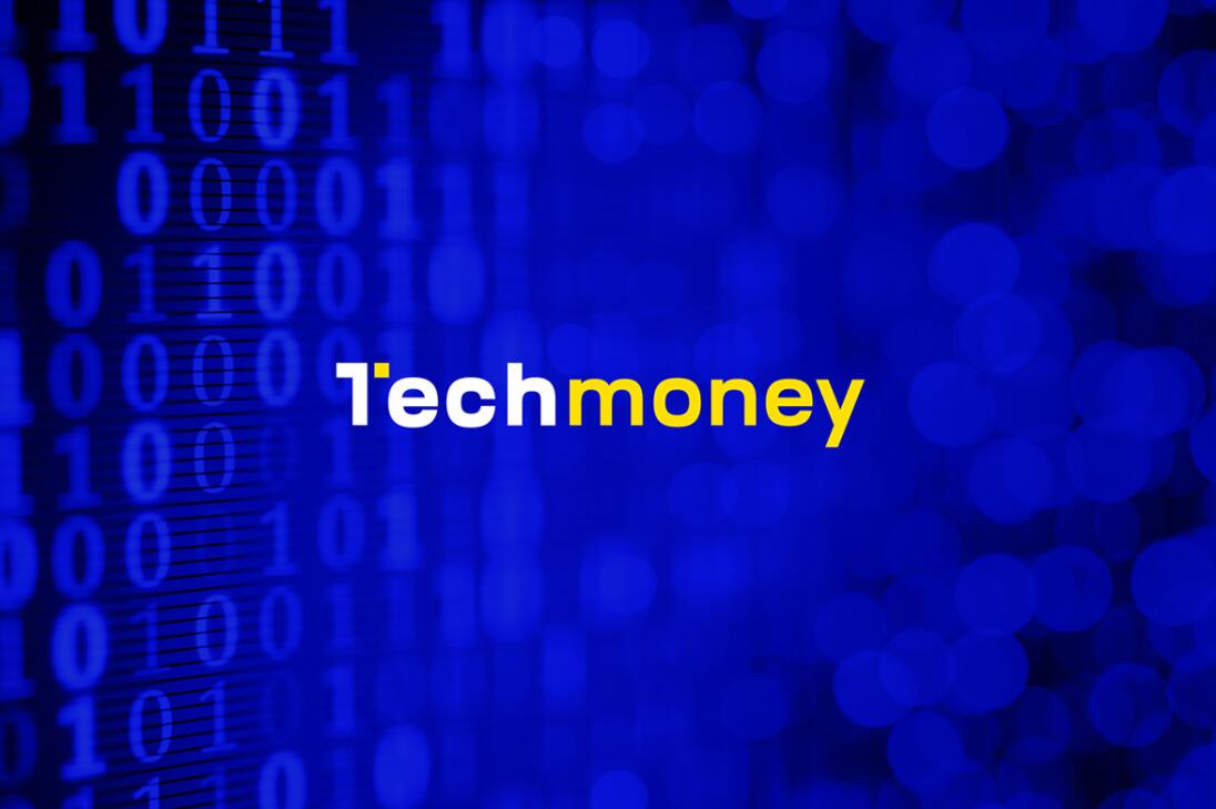 Techmoney 在線互聯網金融品牌形象vi設計“馬賽克像素”元素