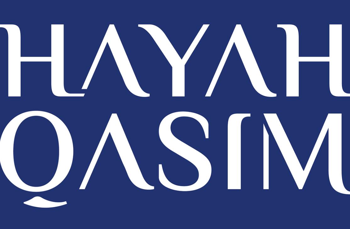 Hayah Qasim 微整形美容保健機構logo設計vi設計，優雅藝術尊貴風格