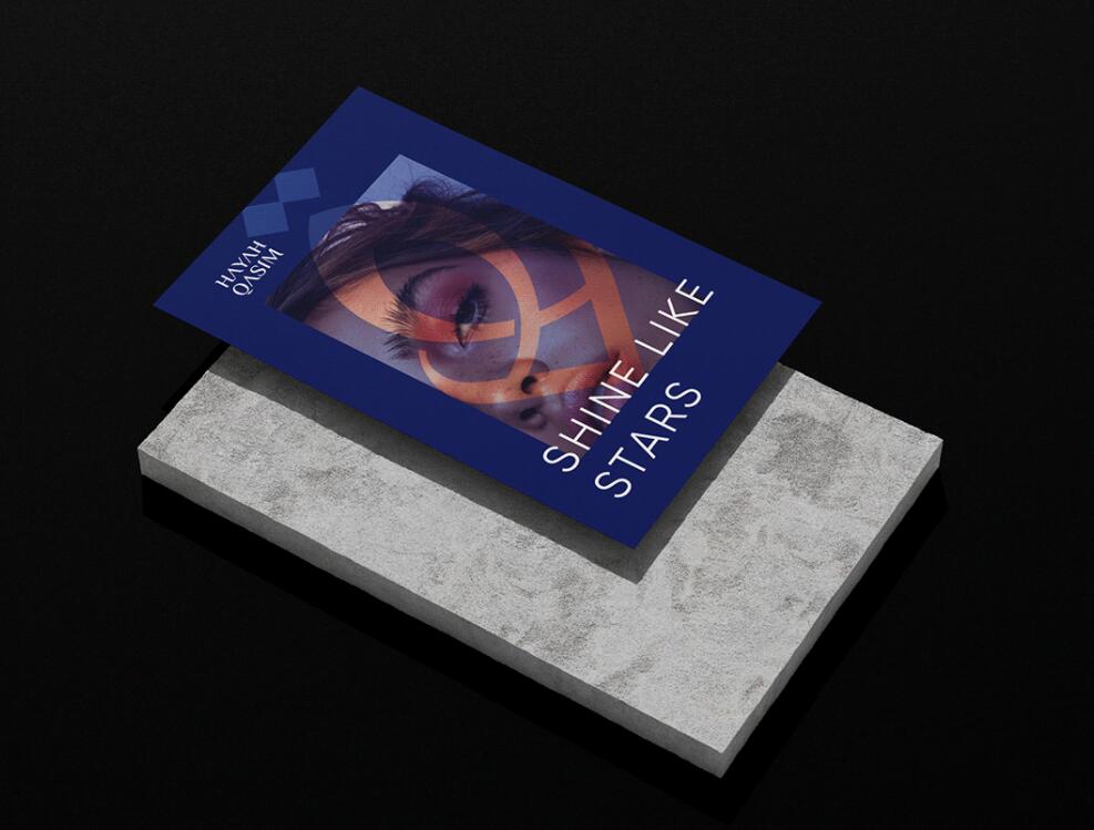 Hayah Qasim 微整形美容保健機構logo設計vi設計，優雅藝術尊貴風格