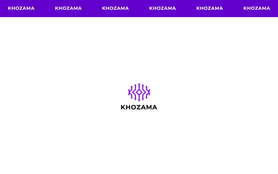 Khozama數(shù)碼科技電子產(chǎn)品在線商店品牌logo設(shè)計(jì)vi設(shè)計(jì)，“字母k+電路”圖案