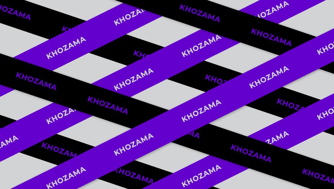 Khozama數(shù)碼科技電子產(chǎn)品在線商店品牌logo設(shè)計(jì)vi設(shè)計(jì)，“字母k+電路”圖案