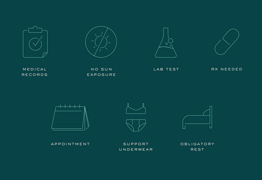 Musāh 美容整形外科診所品牌視覺形象VI設計，藍綠色粉色三色搭配