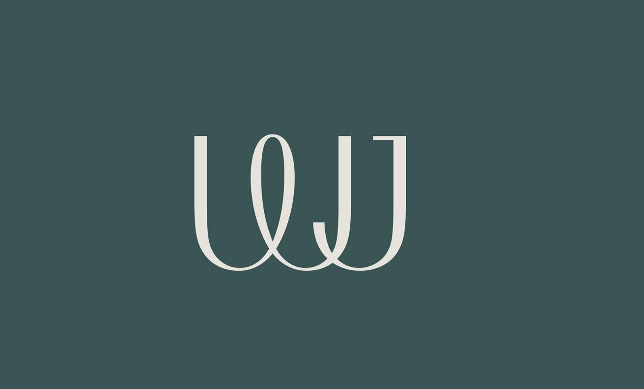 wonjin韓國醫療美容整形機構整套vi設計，低調暗綠色風格