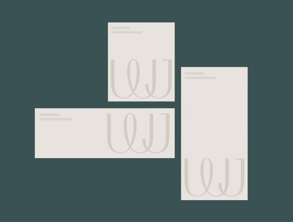 wonjin韓國醫療美容整形機構整套vi設計，低調暗綠色風格