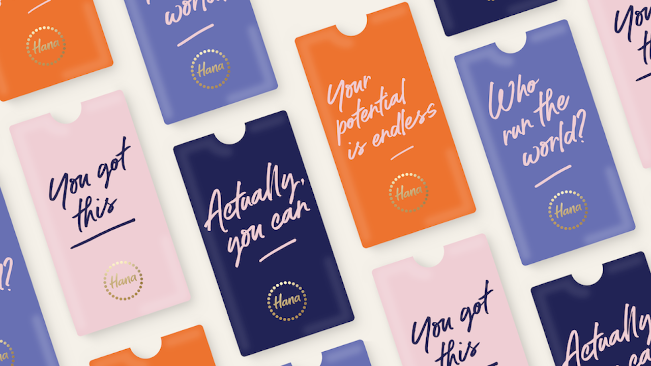 OTC非處方藥HANA避孕藥品牌創建-視覺形象識別與logo包裝宣傳廣告設計