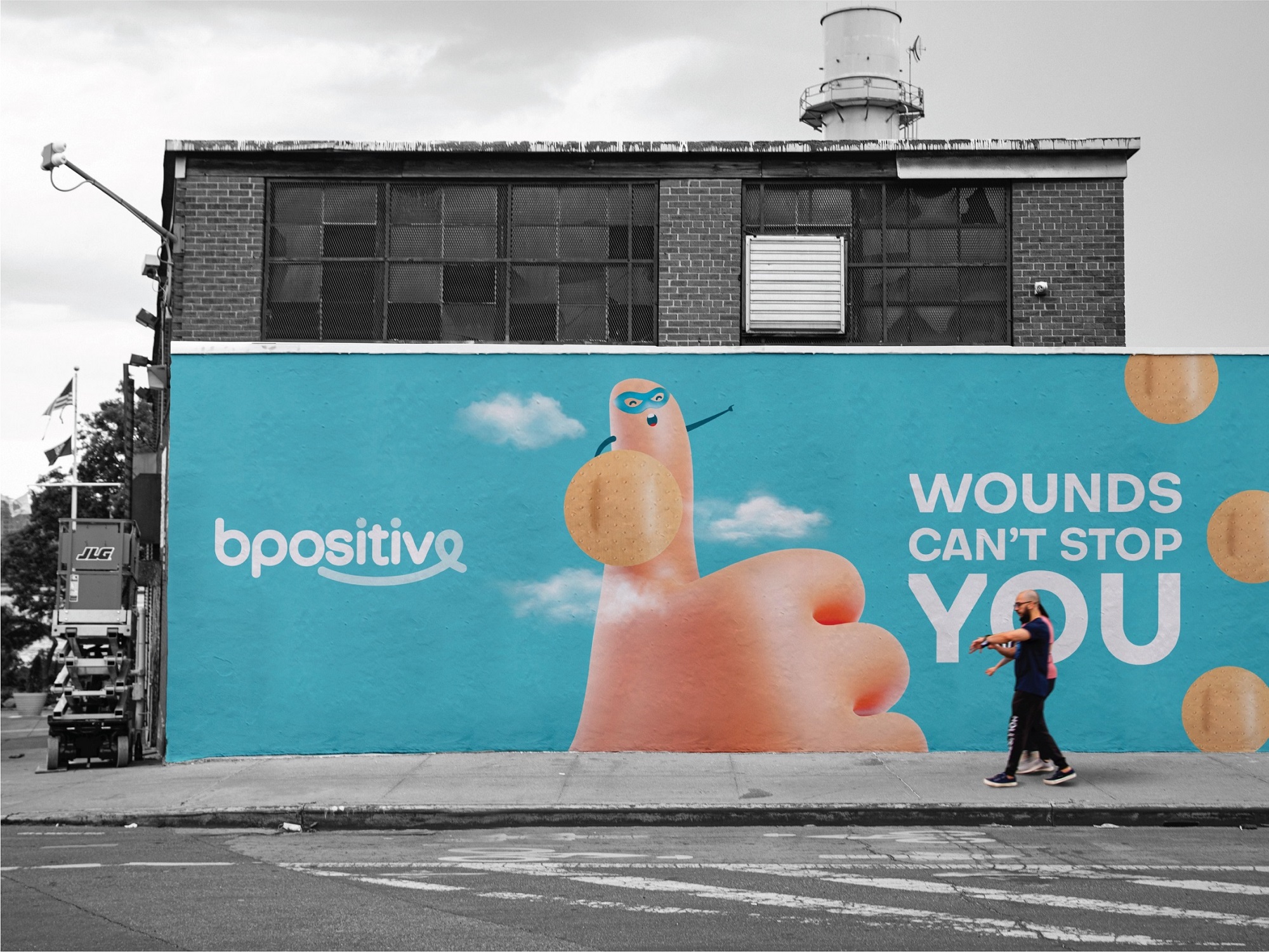 BPositive創(chuàng)可貼包裝設(shè)計,3D擬人卡通手部造型