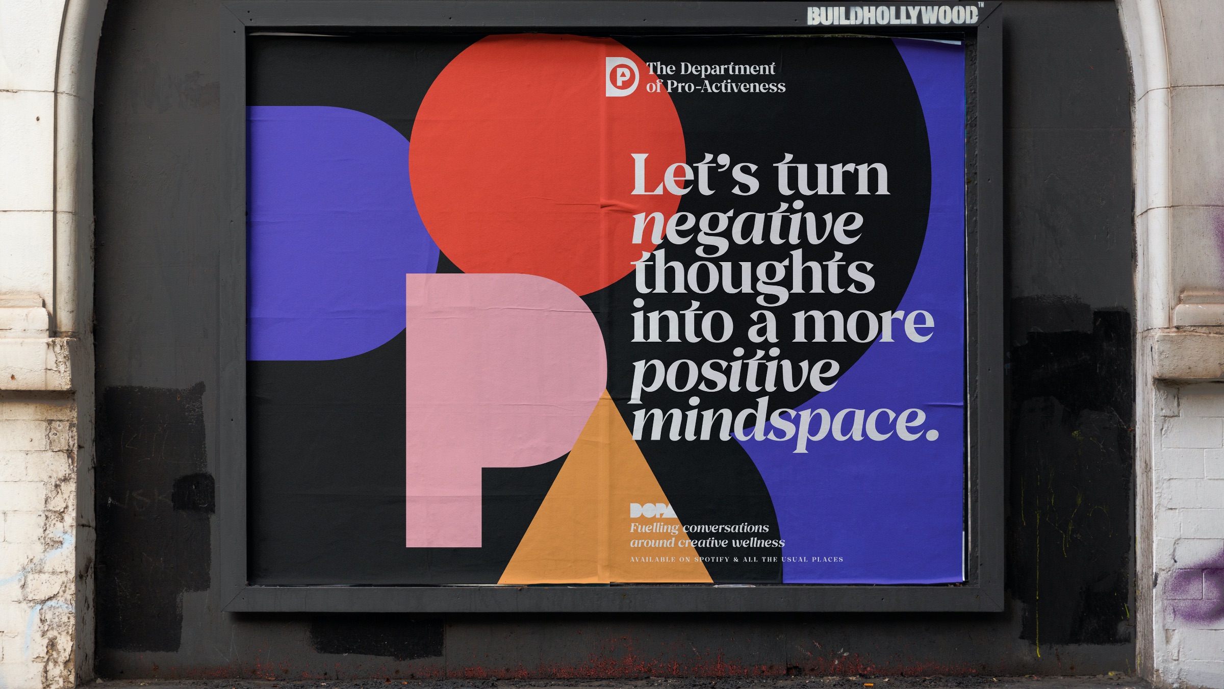 DOPA 健康播客平臺logo設(shè)計vi設(shè)計。幾何矢量風(fēng)格