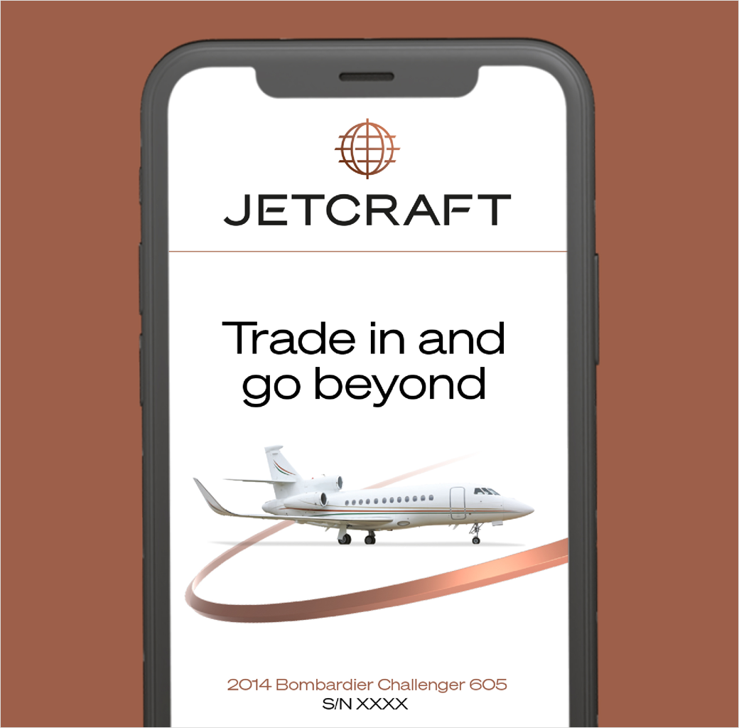 Jetcraft 全球私人飛機經紀貿易公司logo設計vi設計”銅色線條地球“