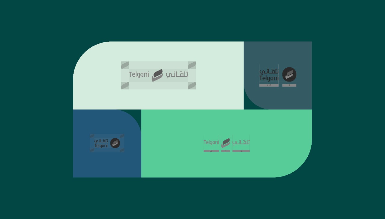 Telgani 汽車共享租賃平臺品牌視覺形象vi設計logo設計“寶石綠與科技風“